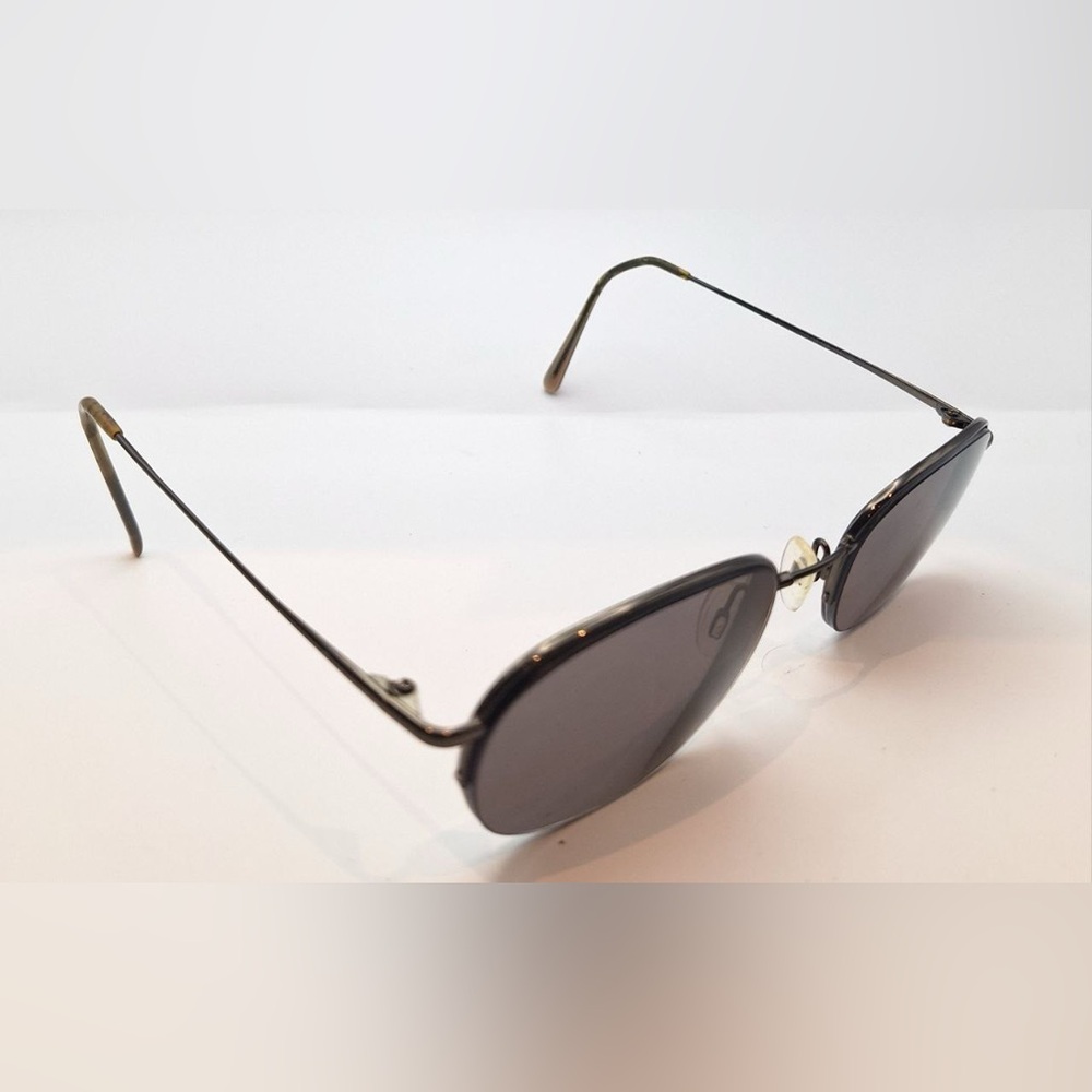 Aristar 6025 Gunmetal Oval Sunglasses Frames Only